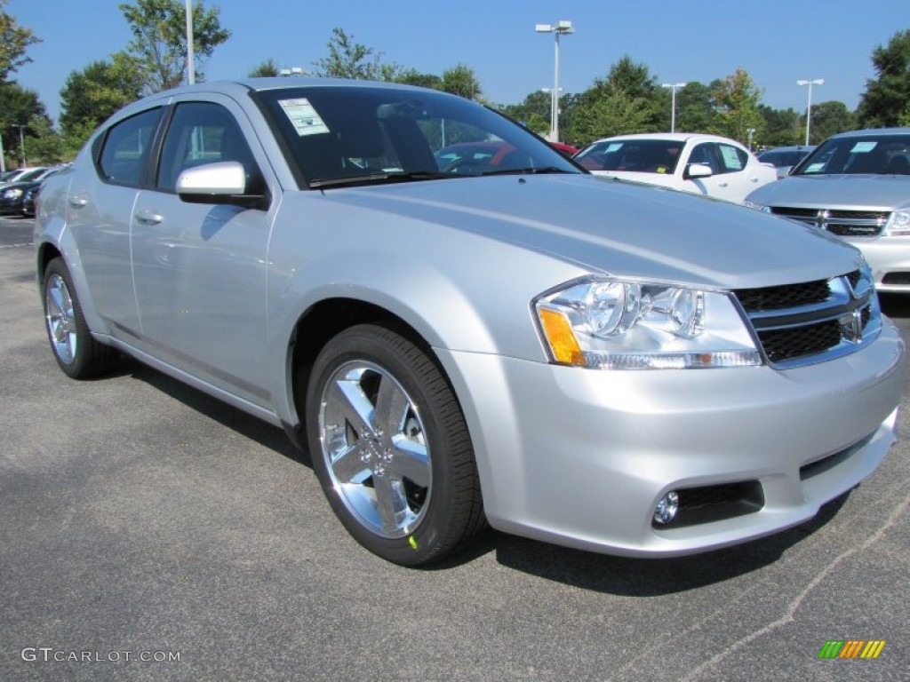 Bright Silver Metallic 2011 Dodge Avenger Lux Exterior Photo #53343280
