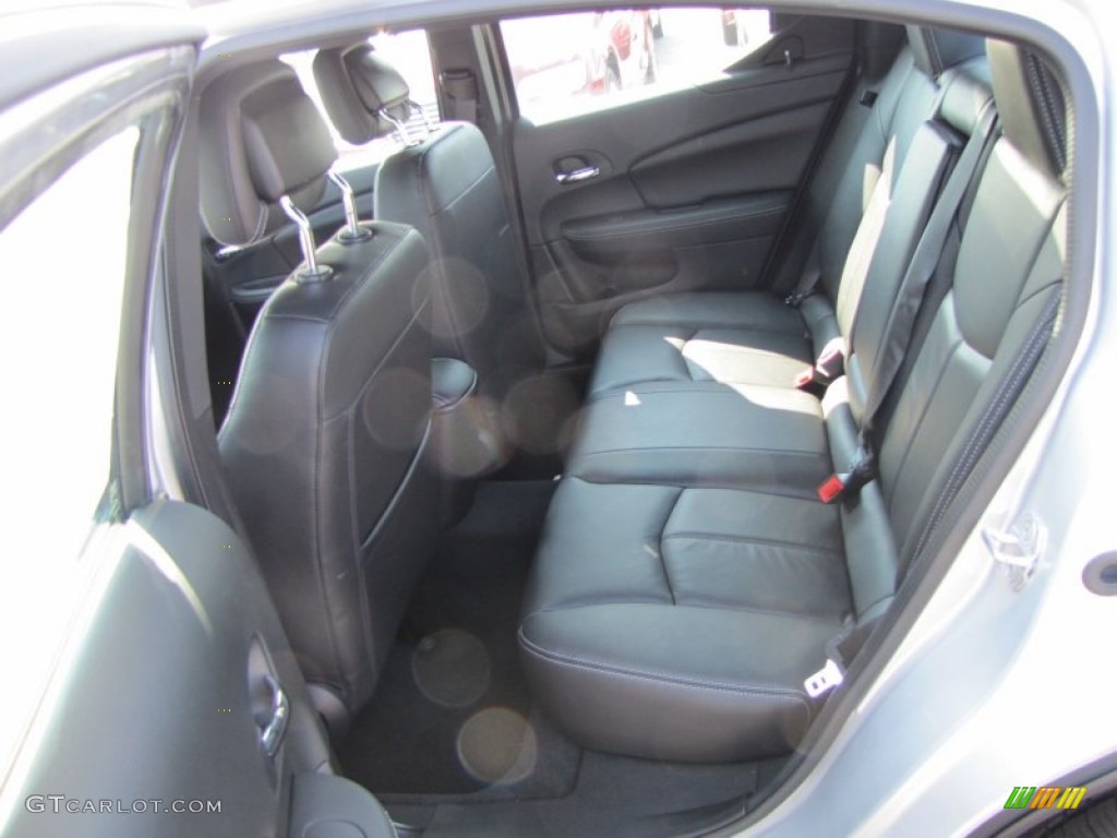 Black Interior 2011 Dodge Avenger Lux Photo #53343319