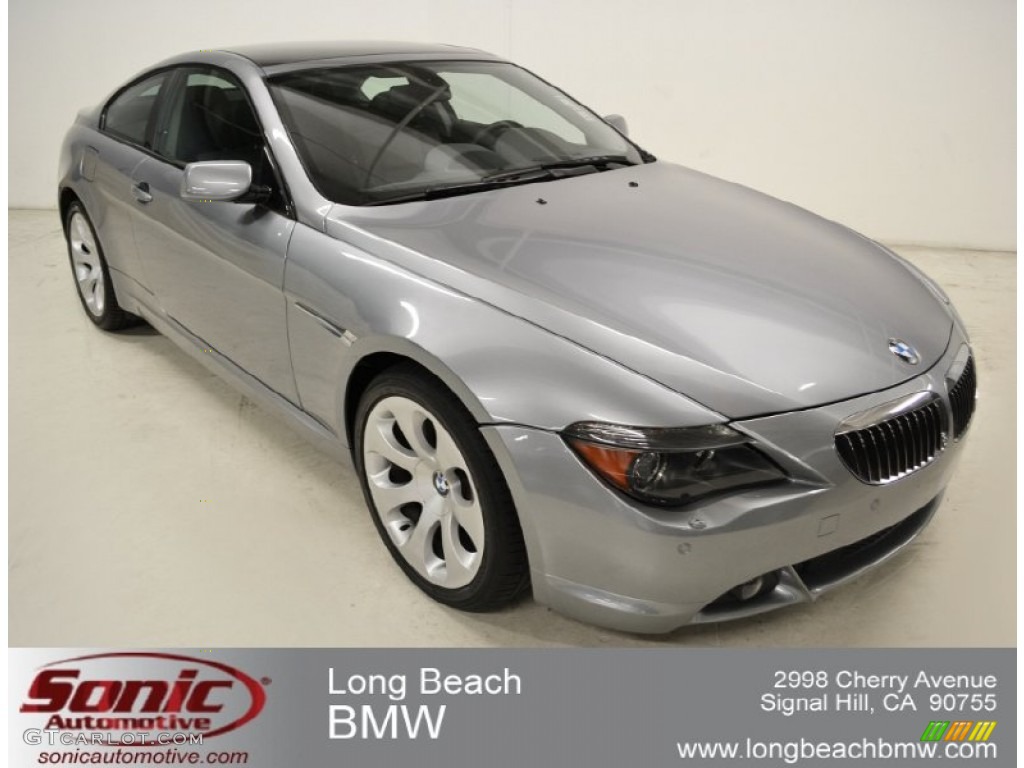 Silver Grey Metallic BMW 6 Series