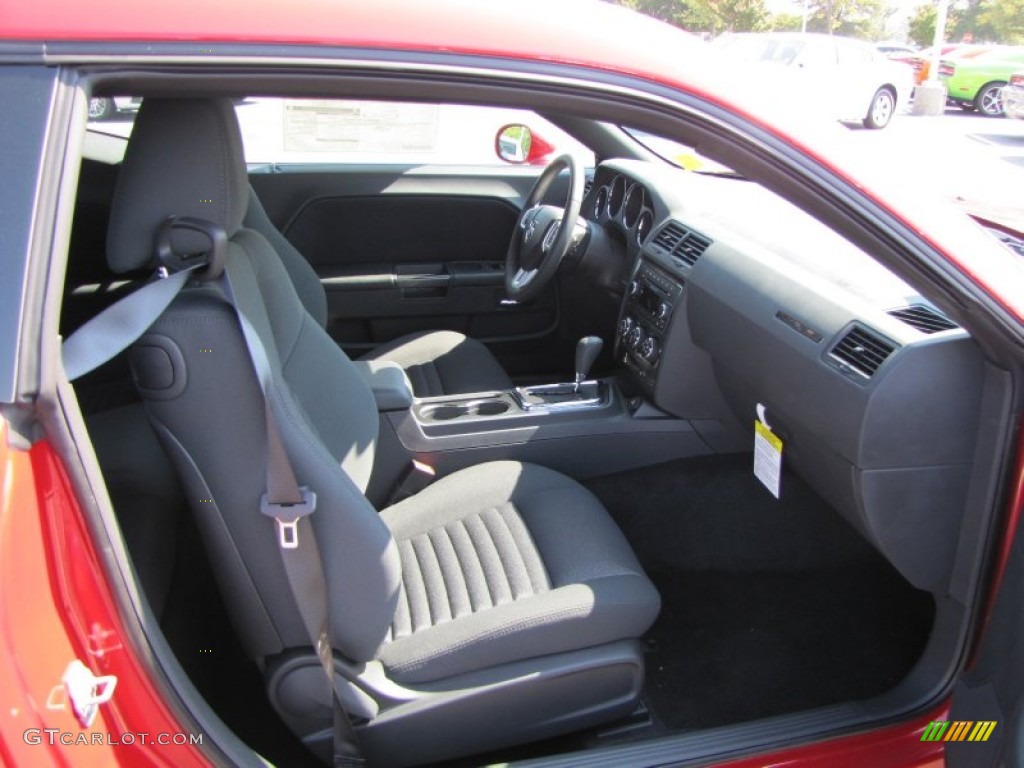 Dark Slate Gray Interior 2012 Dodge Challenger SXT Photo #53345071