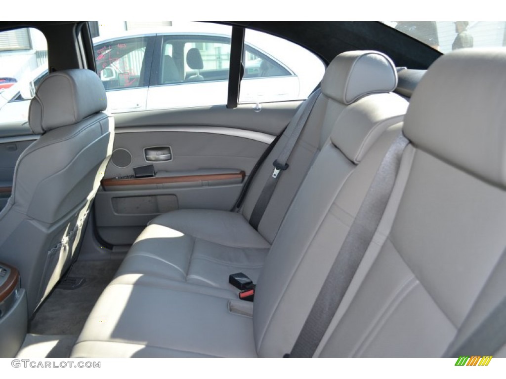 Flannel Grey Interior 2007 BMW 7 Series Alpina B7 Photo #53345086