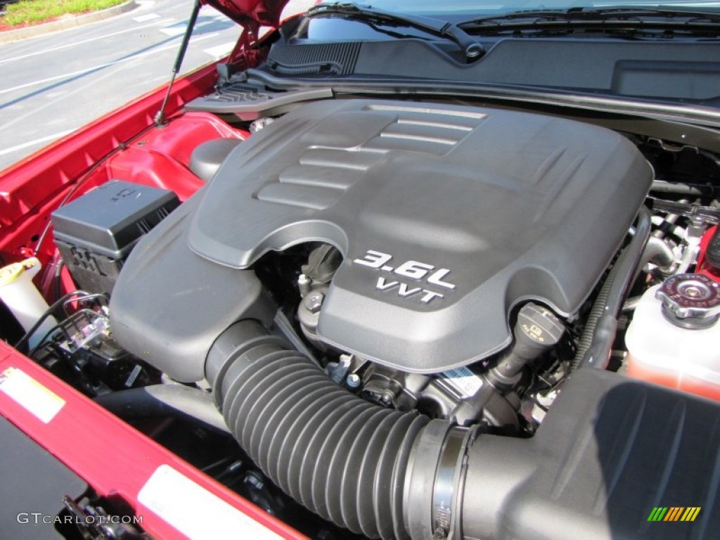 2012 Dodge Challenger SXT 3.6 Liter DOHC 24-Valve VVT Pentastar V6 Engine Photo #53345095