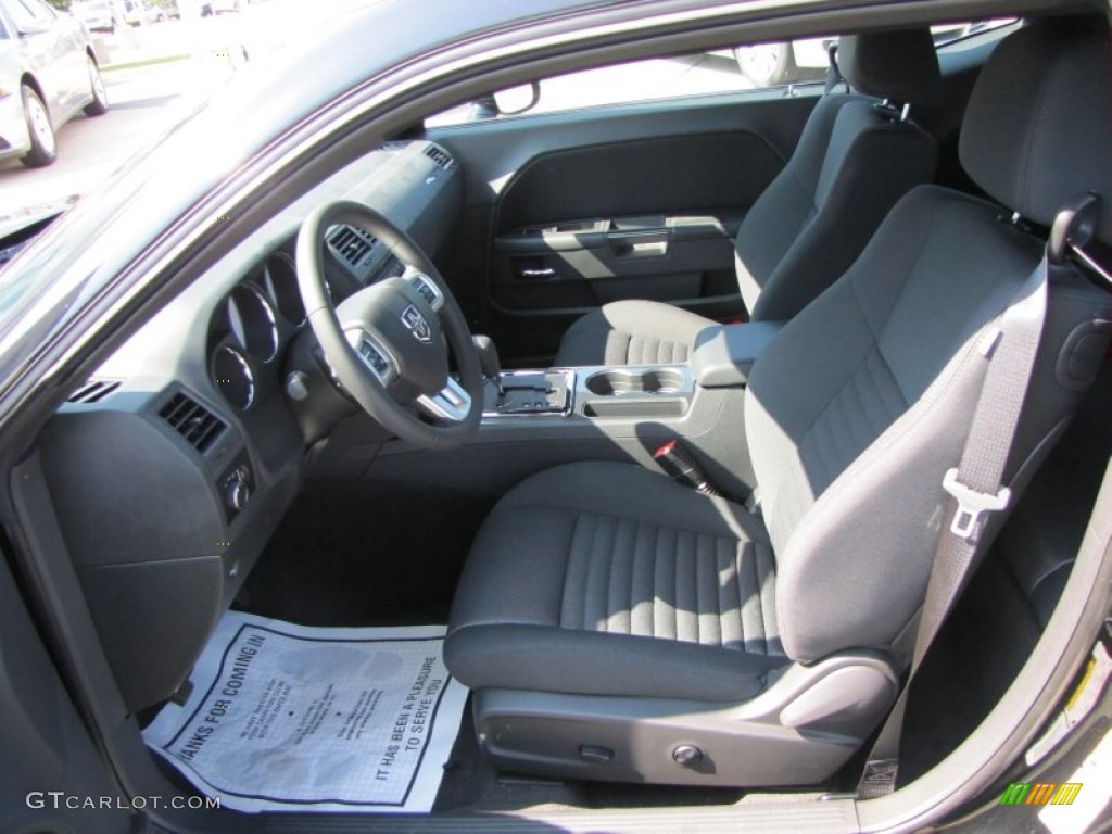 Dark Slate Gray Interior 2012 Dodge Challenger SXT Photo #53345200