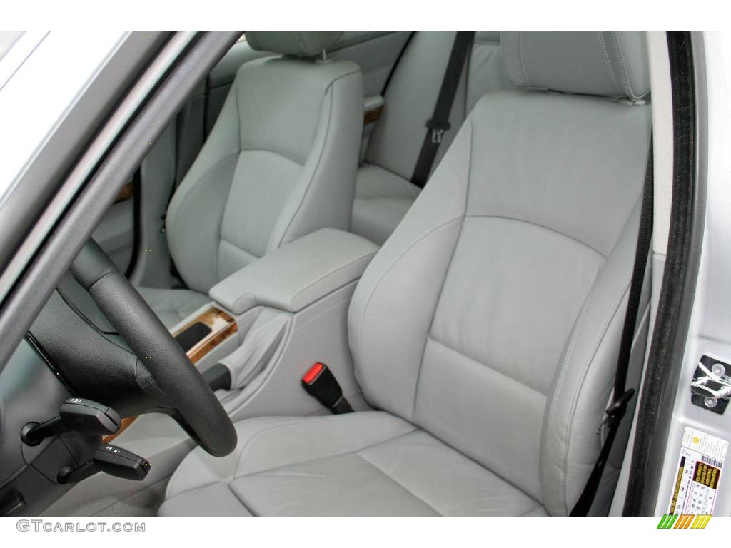 2007 3 Series 328i Sedan - Titanium Silver Metallic / Grey photo #10