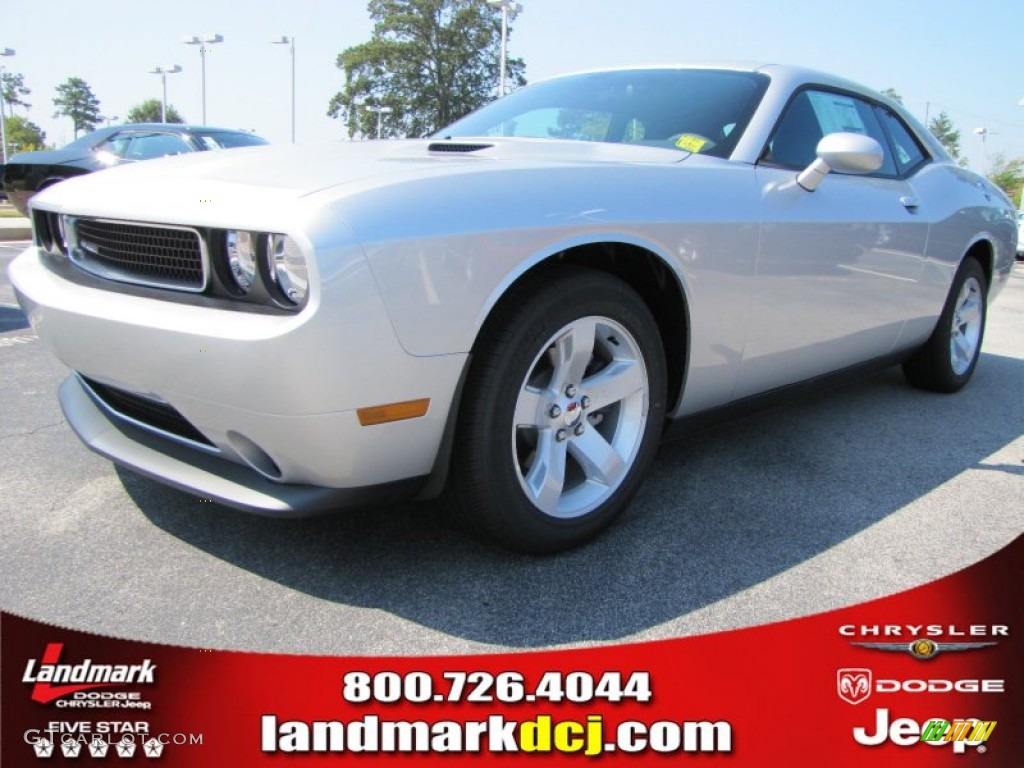 2012 Challenger SXT - Bright Silver Metallic / Dark Slate Gray photo #1