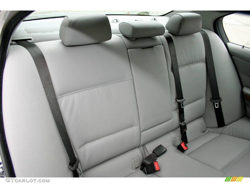 2007 3 Series 328i Sedan - Titanium Silver Metallic / Grey photo #16