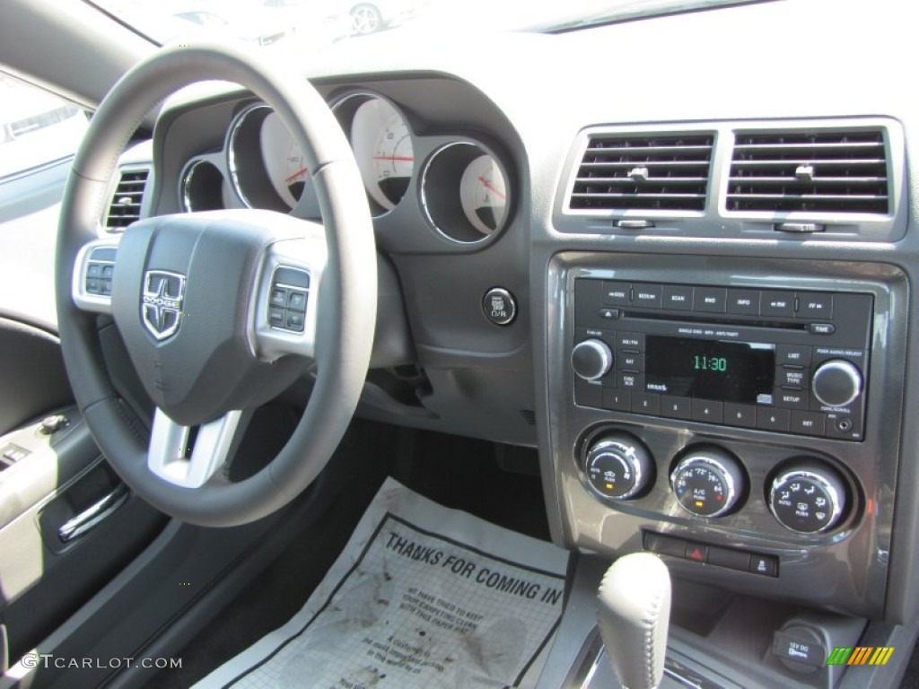 2012 Dodge Challenger SXT Dark Slate Gray Dashboard Photo #53345632