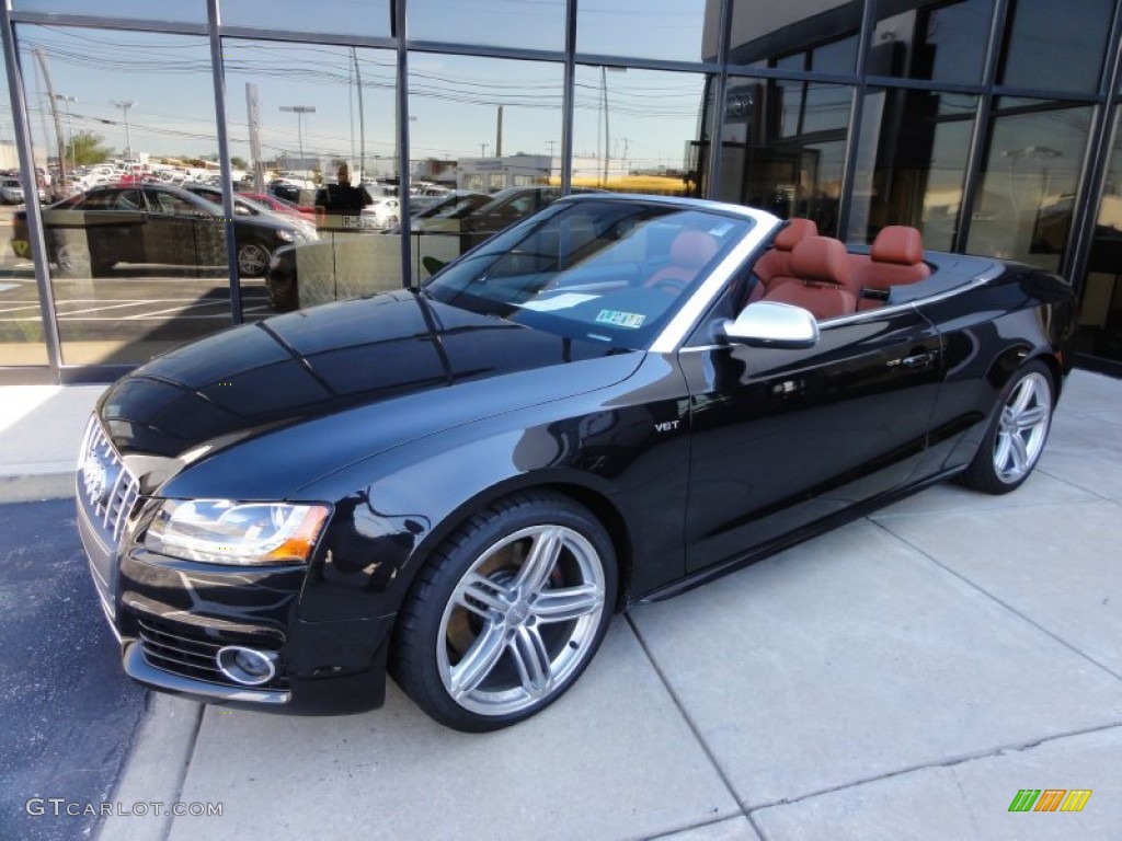 Brilliant Black 2010 Audi S5 3.0 TFSI quattro Cabriolet Exterior Photo #53345683
