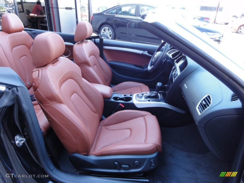 Tuscan Brown Silk Nappa Leather Interior 2010 Audi S5 3.0 TFSI quattro Cabriolet Photo #53345869
