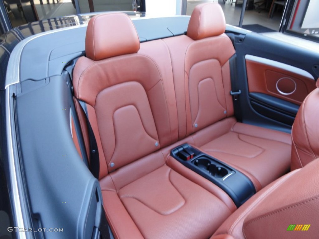 Tuscan Brown Silk Nappa Leather Interior 2010 Audi S5 3.0 TFSI quattro Cabriolet Photo #53345875