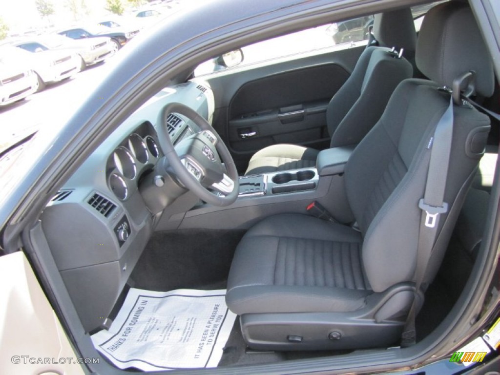 Dark Slate Gray Interior 2012 Dodge Challenger SXT Photo #53346139