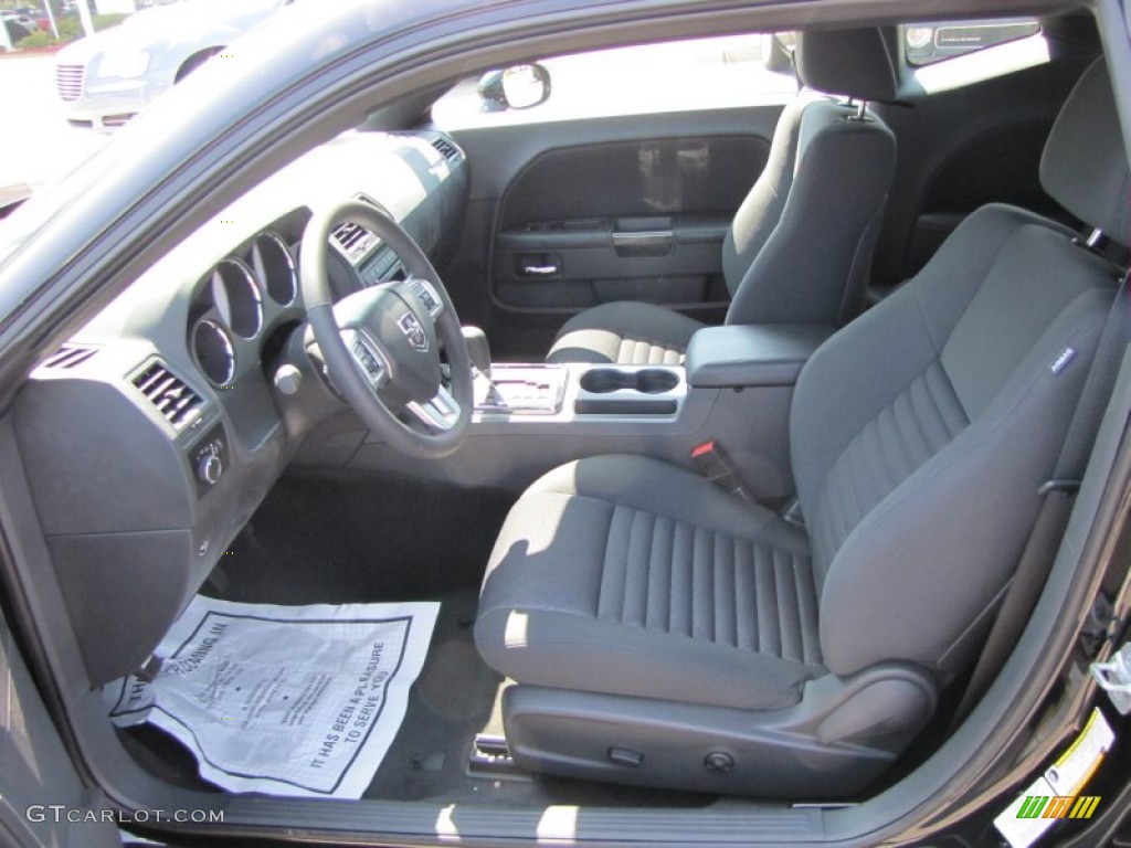 Dark Slate Gray Interior 2012 Dodge Challenger SXT Photo #53346271
