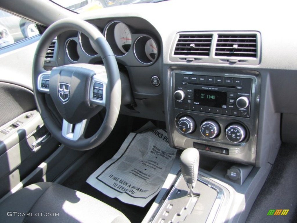 2012 Dodge Challenger SXT Dark Slate Gray Dashboard Photo #53346295