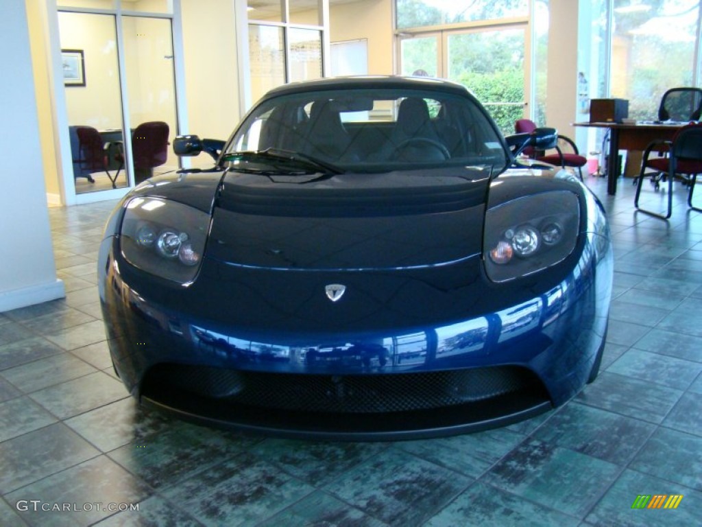 Twilight Blue 2008 Tesla Roadster Standard Roadster Model Exterior Photo #53346343