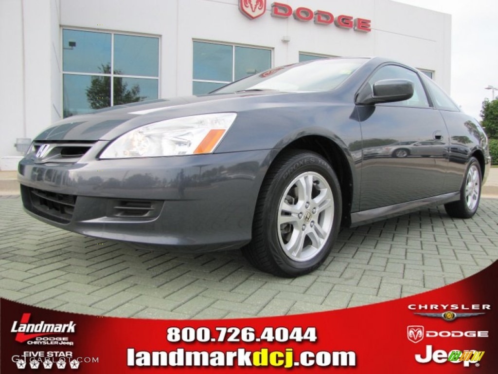 2006 Accord EX-L Coupe - Graphite Pearl / Black photo #1
