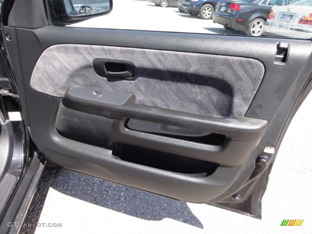 2003 Honda CR-V EX 4WD Black Door Panel Photo #53346379