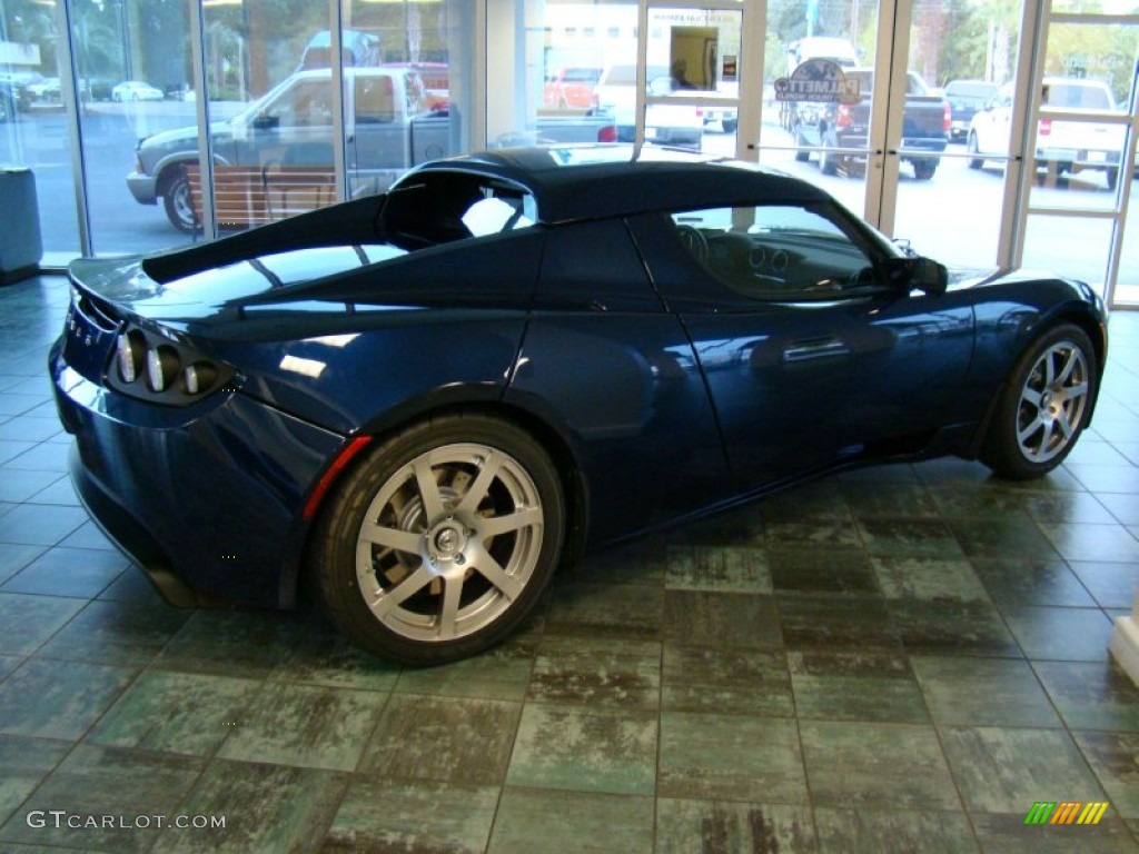 Twilight Blue 2008 Tesla Roadster Standard Roadster Model Exterior Photo #53346391