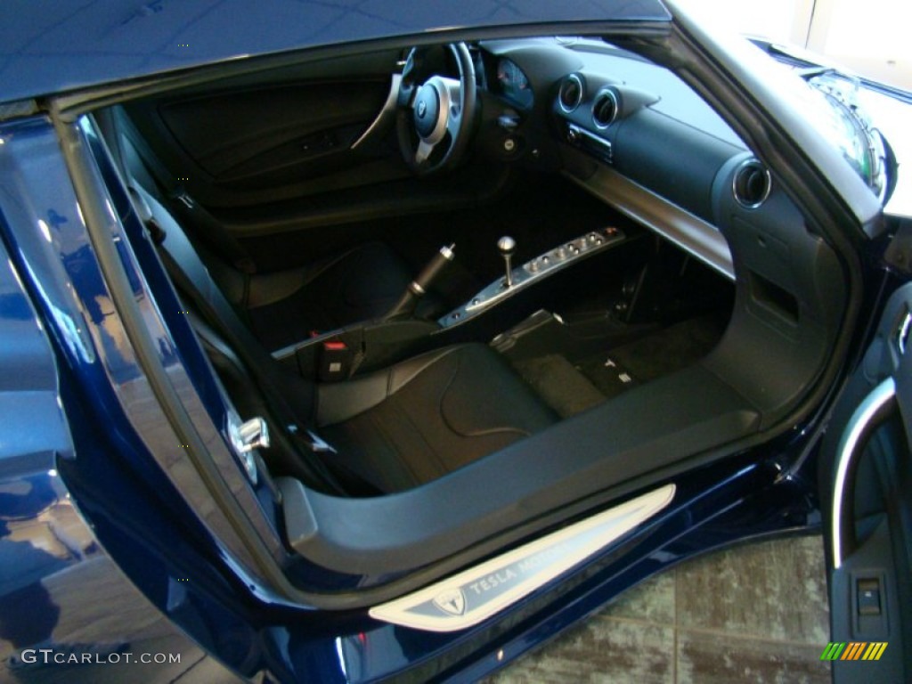 Black Interior 2008 Tesla Roadster Standard Roadster Model Photo #53346421