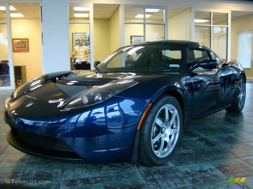 Twilight Blue 2008 Tesla Roadster Standard Roadster Model Exterior Photo #53346535