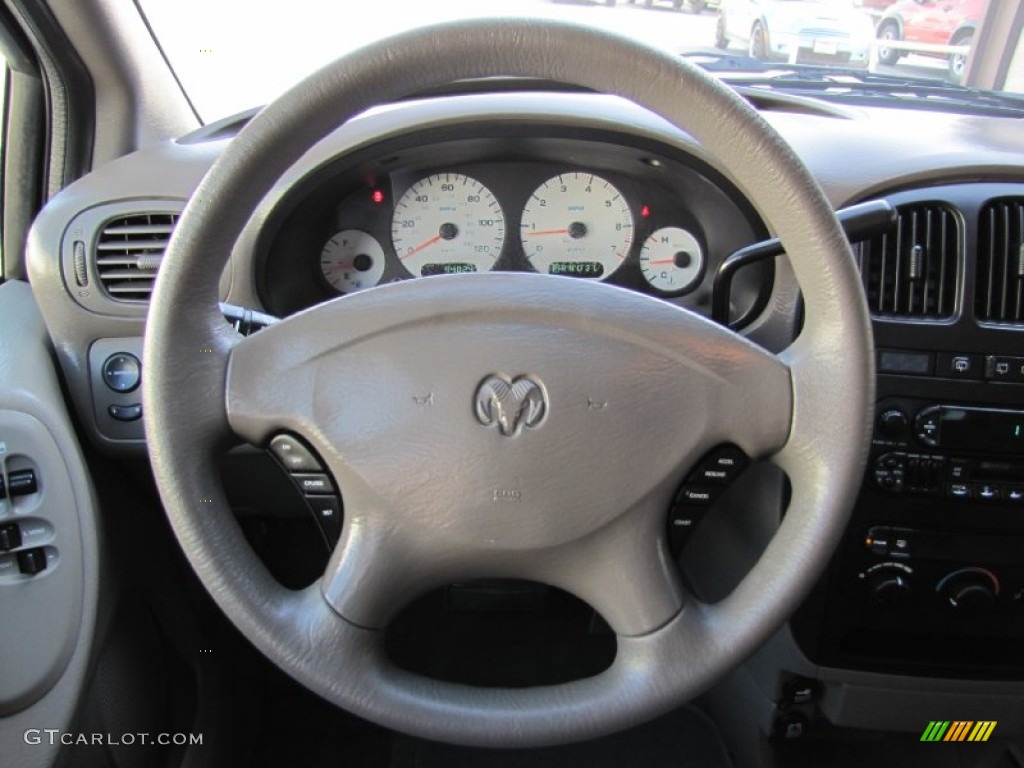 2001 Dodge Caravan SE Sandstone Steering Wheel Photo #53346568