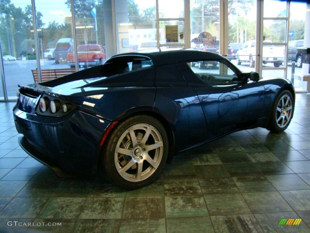 Twilight Blue 2008 Tesla Roadster Standard Roadster Model Exterior Photo #53346571