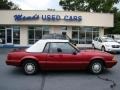 1993 Electric Red Metallic Ford Mustang LX Convertible  photo #1