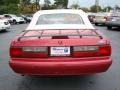 1993 Electric Red Metallic Ford Mustang LX Convertible  photo #7