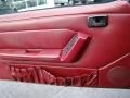 1993 Electric Red Metallic Ford Mustang LX Convertible  photo #15