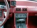 1993 Ford Mustang Red Interior Controls Photo
