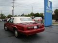 1993 Electric Red Metallic Ford Mustang LX Convertible  photo #25
