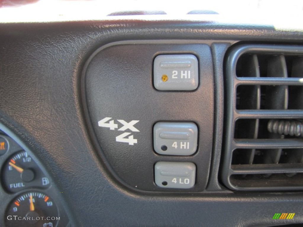 2000 GMC Sonoma SLE Extended Cab 4x4 Controls Photos