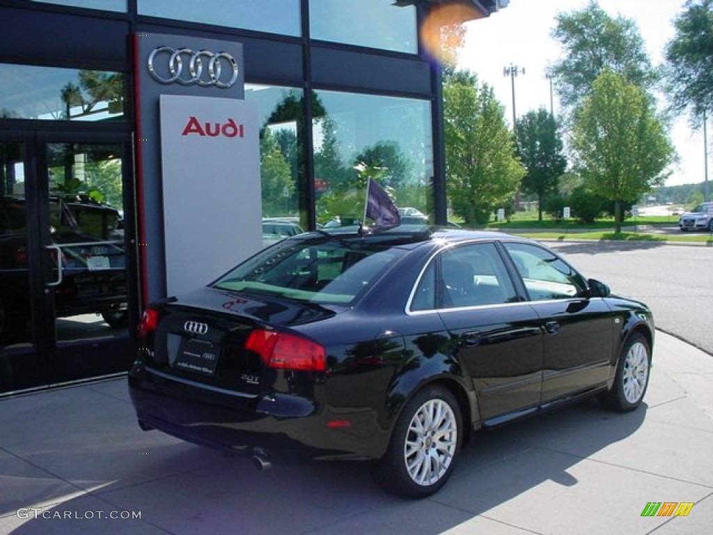 2008 A4 2.0T Special Edition quattro Sedan - Brilliant Black / Black photo #3