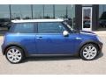 2008 Lightning Blue Metallic Mini Cooper S Hardtop  photo #3