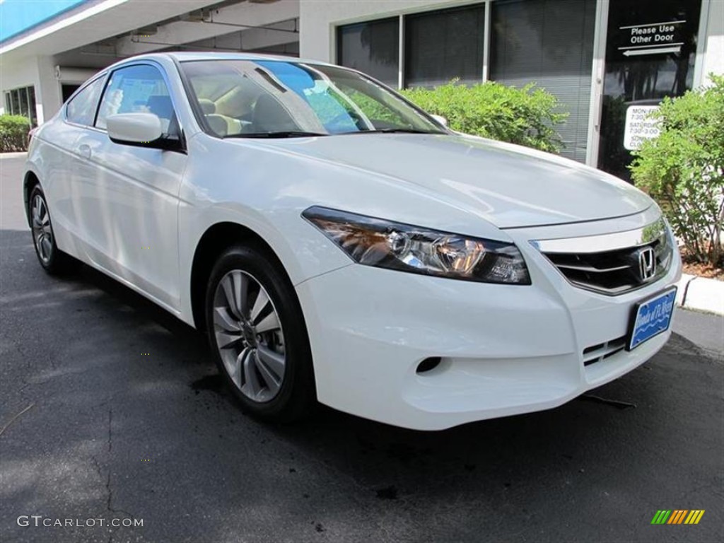 2011 Accord EX Coupe - Taffeta White / Ivory photo #1