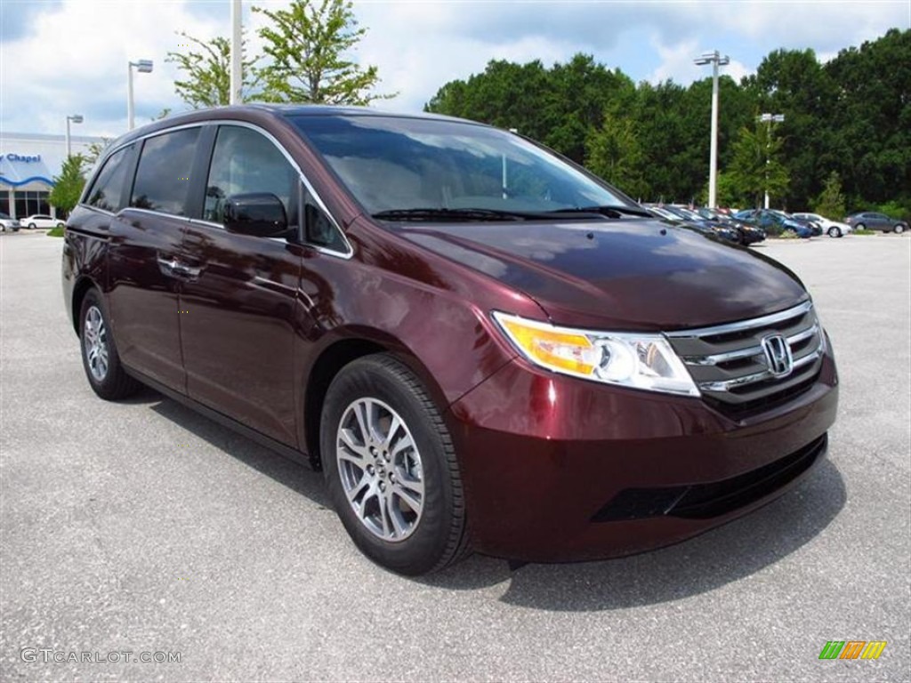 2011 Odyssey EX - Dark Cherry Pearl / Beige photo #1