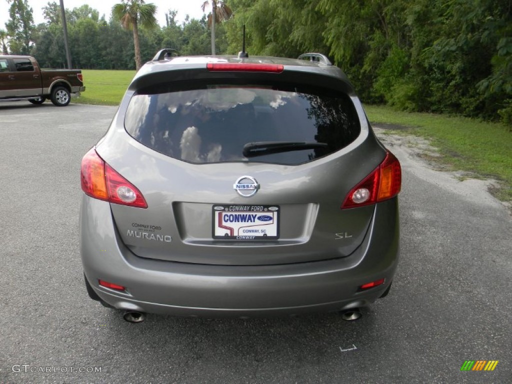 2009 Murano SL - Platinum Graphite Metallic / Black photo #6