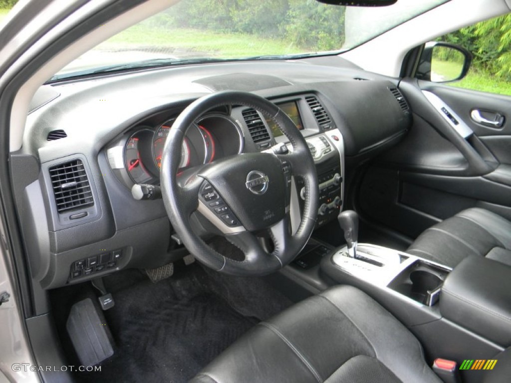 2009 Murano SL - Platinum Graphite Metallic / Black photo #17