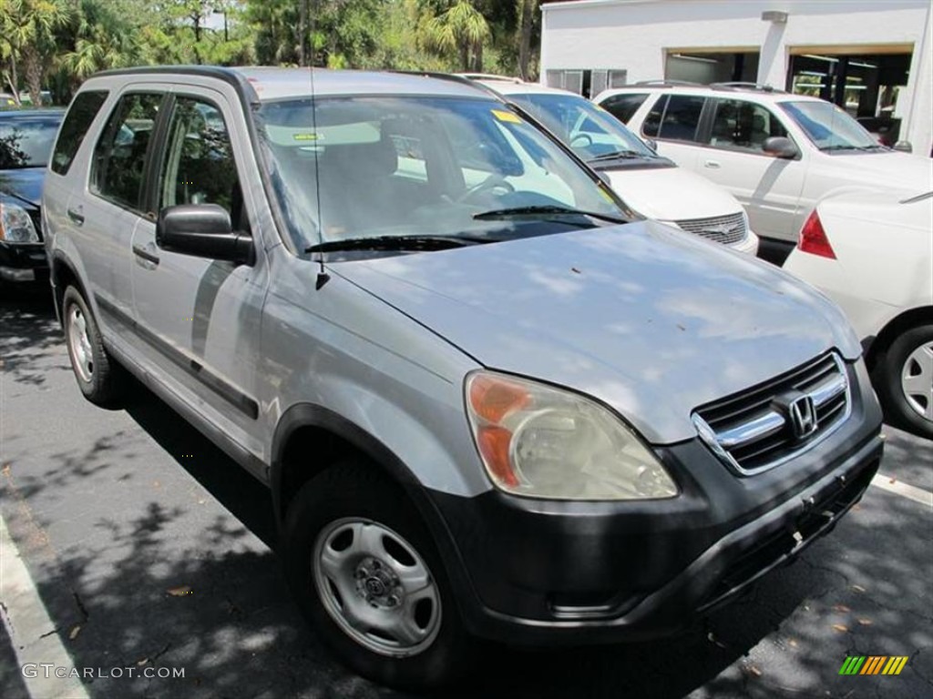 2004 CR-V LX - Satin Silver Metallic / Black photo #1