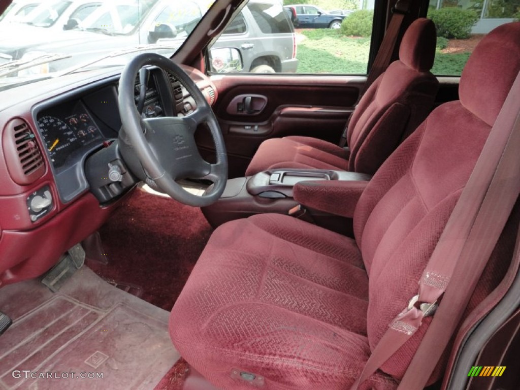 Red Interior 1996 Chevrolet Tahoe LS 4x4 Photo #53349730