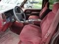 Red 1996 Chevrolet Tahoe LS 4x4 Interior Color
