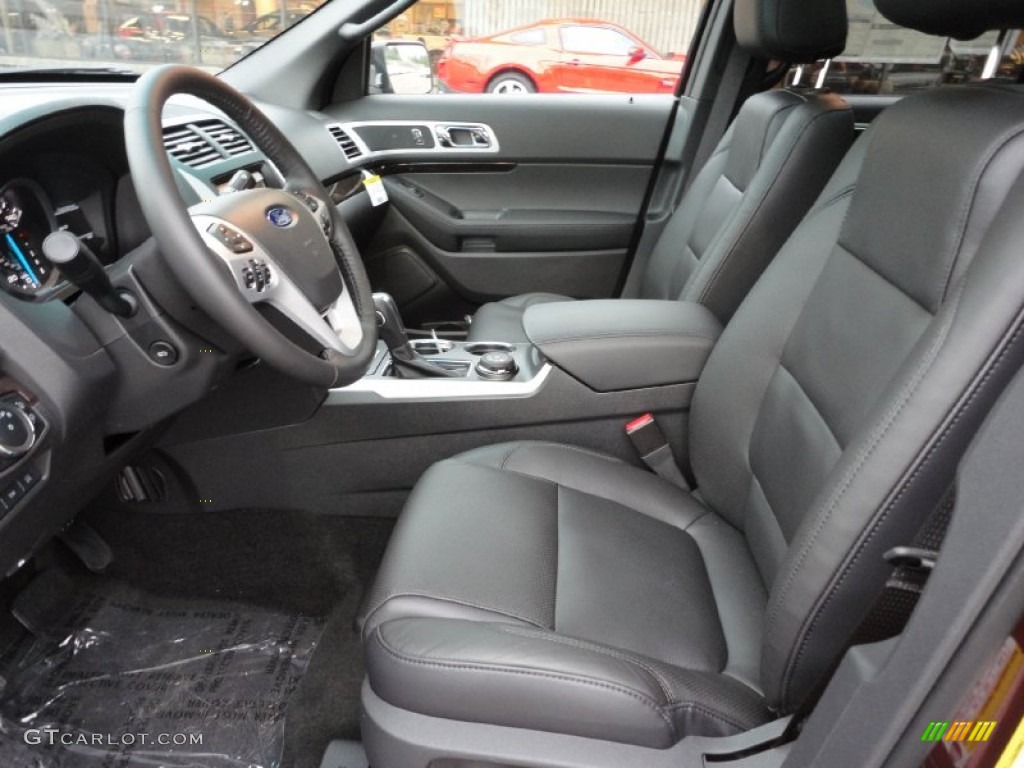 Charcoal Black Interior 2012 Ford Explorer Limited 4WD Photo #53350627