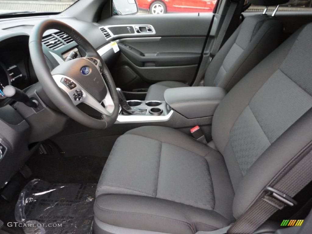 Charcoal Black Interior 2012 Ford Explorer XLT EcoBoost Photo #53350876