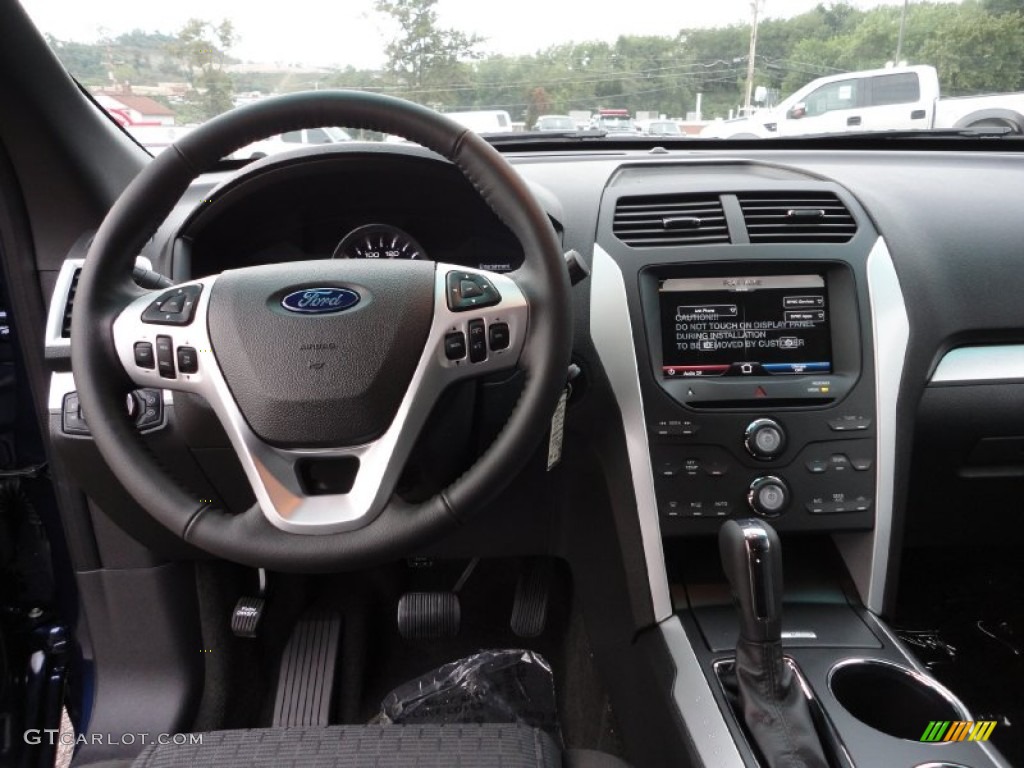 2012 Ford Explorer XLT EcoBoost Charcoal Black Dashboard Photo #53350882