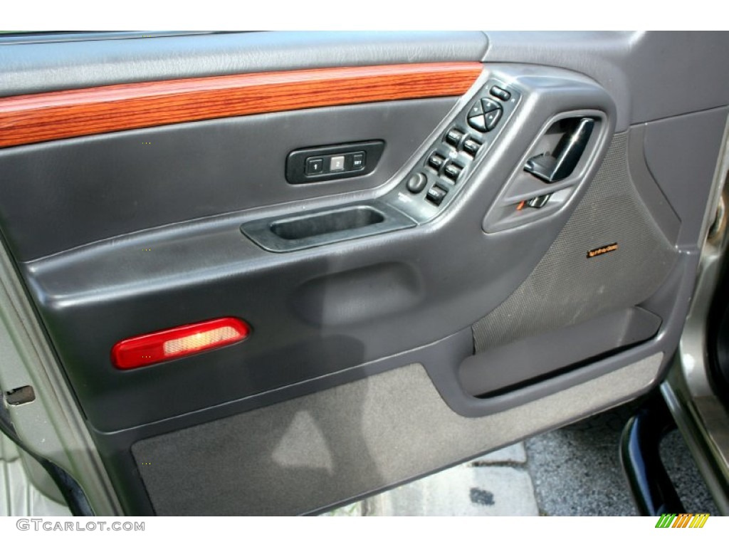 1999 Grand Cherokee Limited 4x4 - Bright Platinum Metallic / Agate photo #33