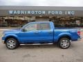 2009 Blue Flame Metallic Ford F150 XLT SuperCrew 4x4  photo #1