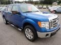 2009 Blue Flame Metallic Ford F150 XLT SuperCrew 4x4  photo #6