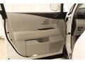 Light Gray/Espresso Birds-Eye Maple 2010 Lexus RX 350 AWD Door Panel