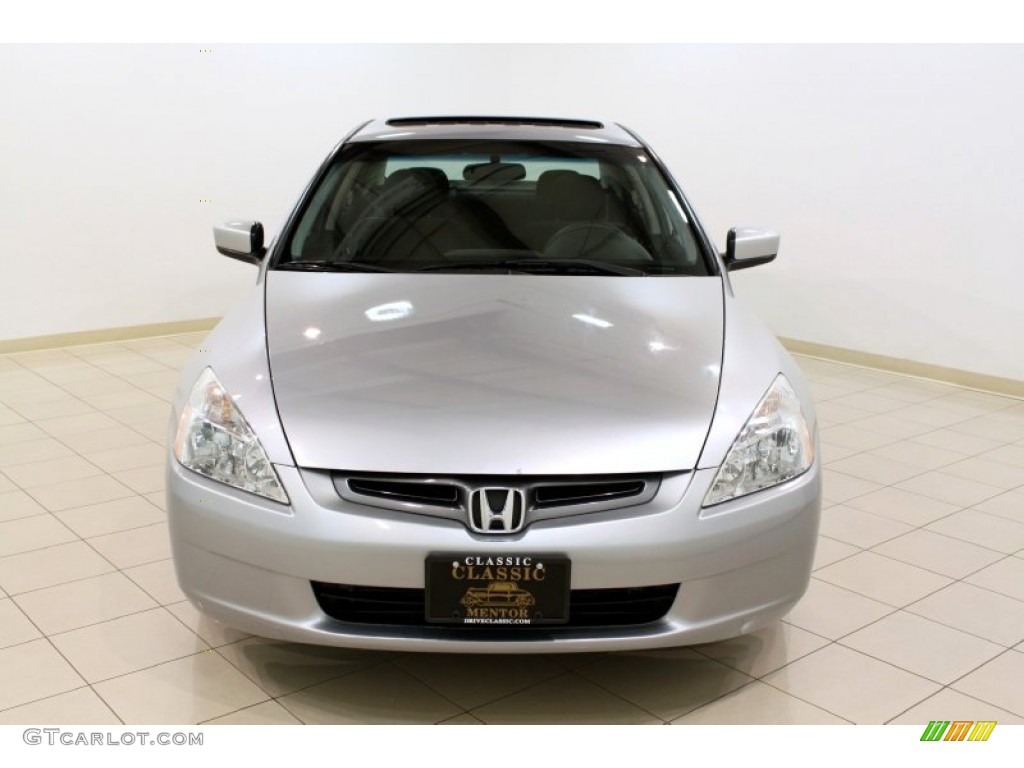 2005 Accord EX Sedan - Satin Silver Metallic / Black photo #2