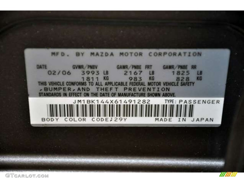 2006 MAZDA3 s Hatchback - Titanium Gray Metallic / Black photo #24