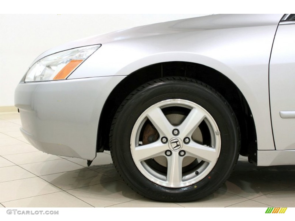 2005 Accord EX Sedan - Satin Silver Metallic / Black photo #18